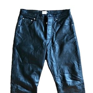 Men’s Calvin Klein Leather Biker Pants **OBO**